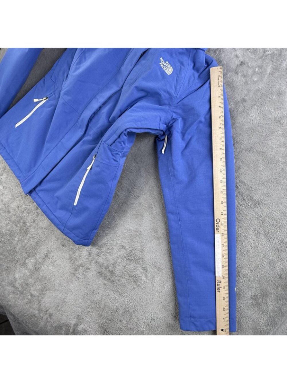 The North Face Jacket Womens Small Blue HyVent Insulated Hooded Ski Winter Parka - Picture 13 of 16